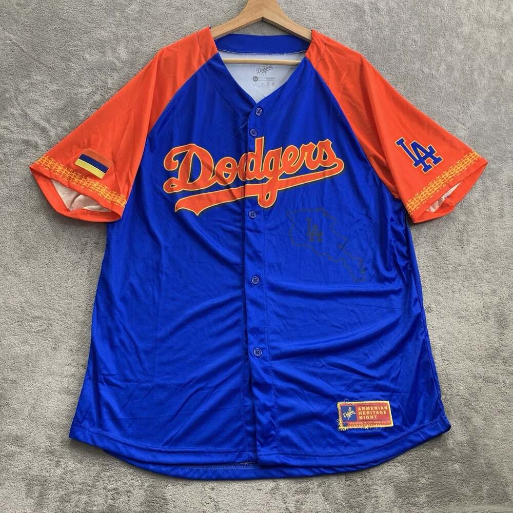 Los Angeles Dodgers Jersey Adult XL 2024 Armenian Heritage Night SGA LA